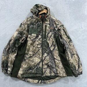 Habit Jacket Mens XL Camo Hunting Outdoors Full‎ Zip Scent Factor Mothwing
